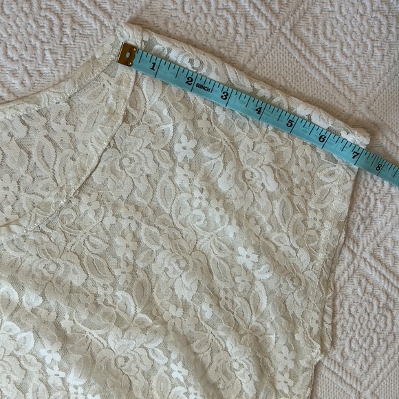 💥💥Nue Options Medium White Lacy Blouse - Picture 13 of 13